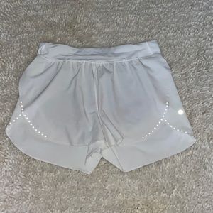 LULULEMON Find Your Pace Shorts White